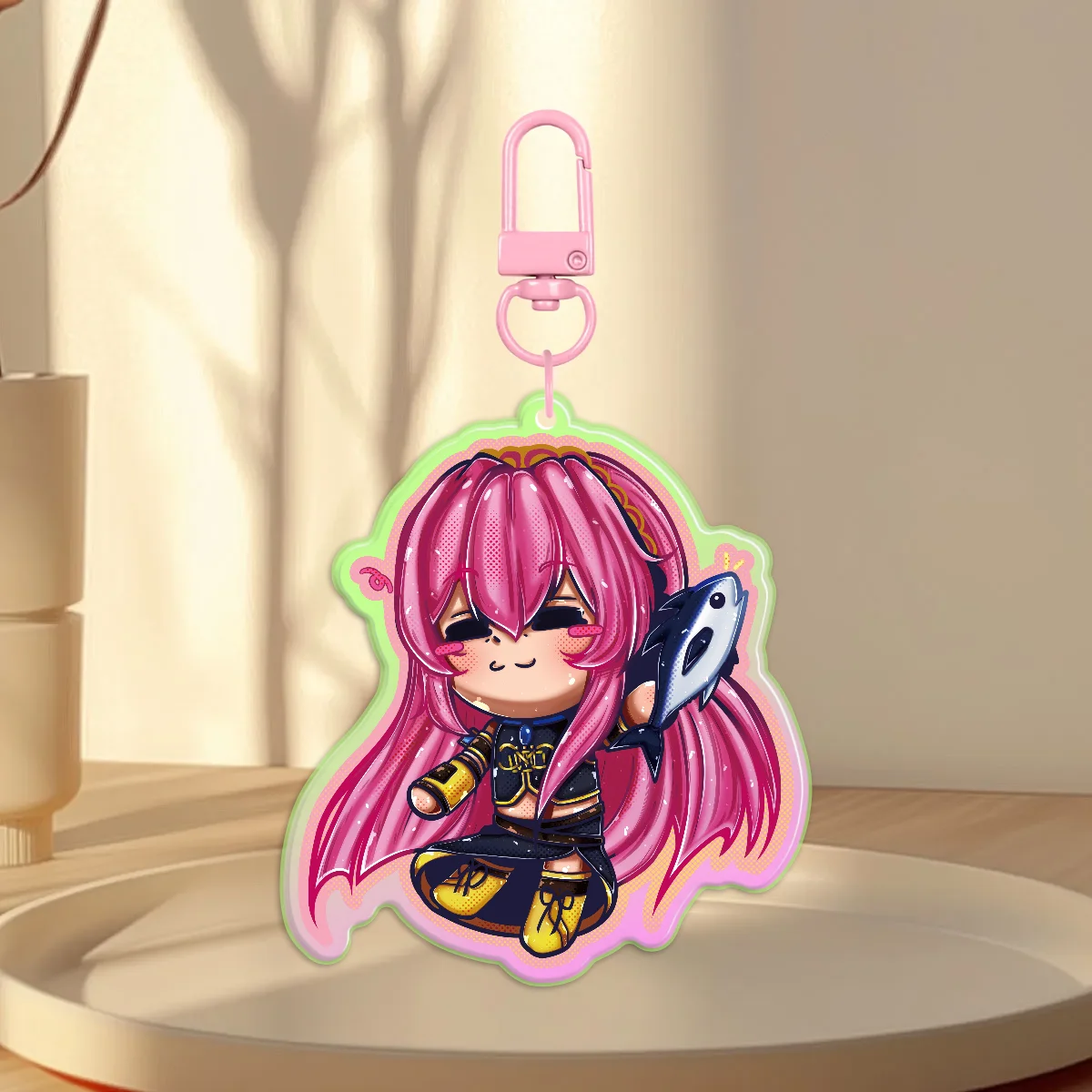 Luka megurine Rainbow Acrylic keychain