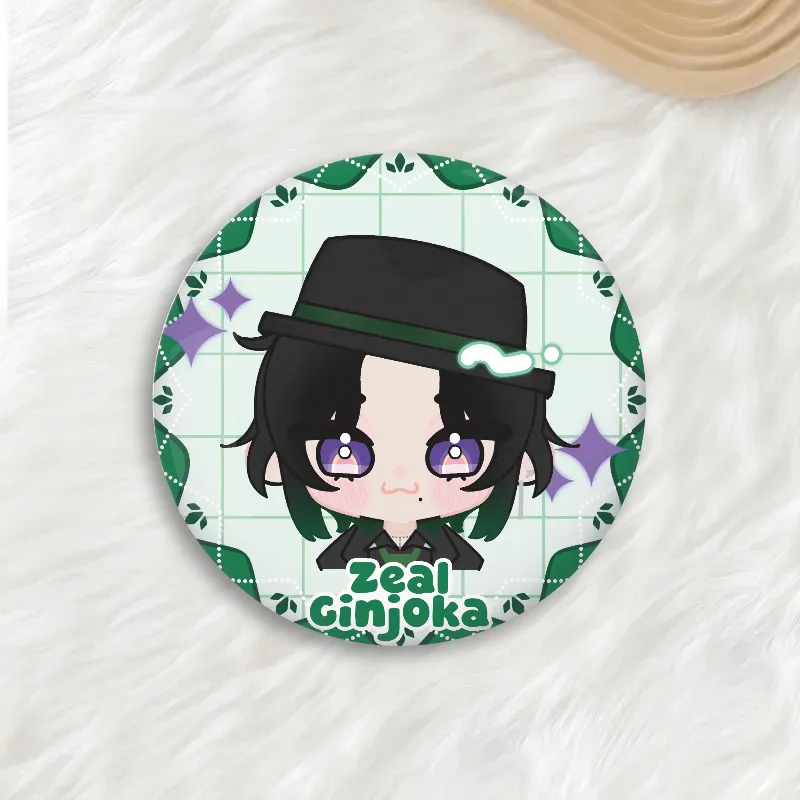 Zeal Ginjoka Nijisanji EN 58mm Button Pin