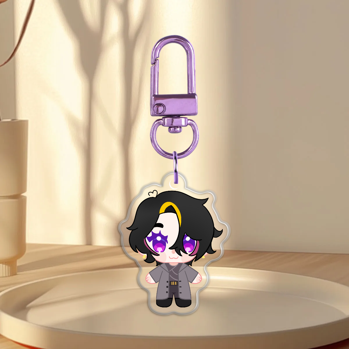 Shu Yamino Nijisanji EN Epoxy Keychain