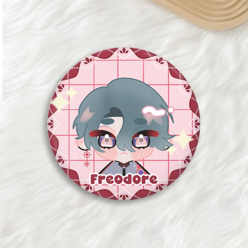 Freodore Nijisanji EN 58mm Button Pin
