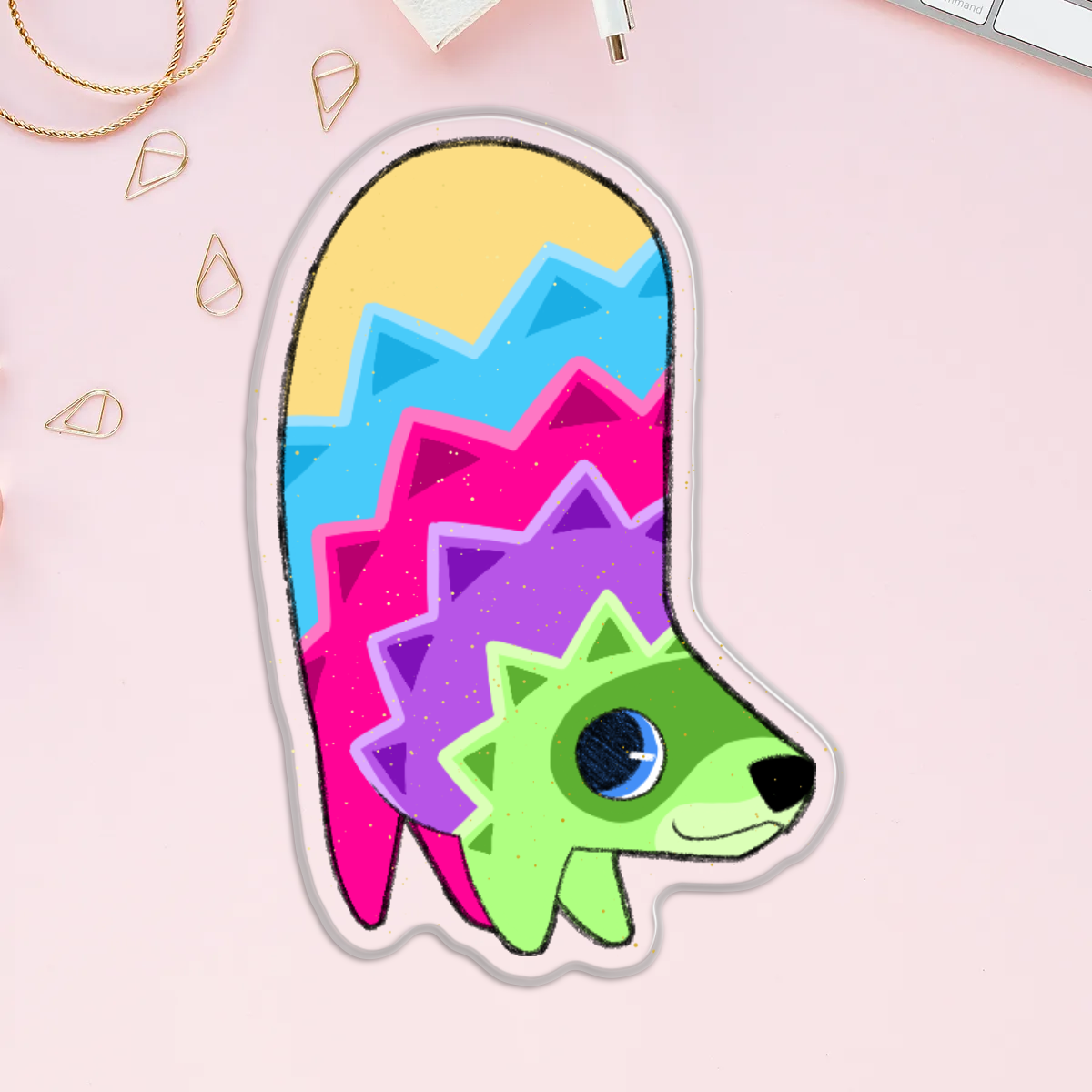 Fudge PINata Acrylic Pin