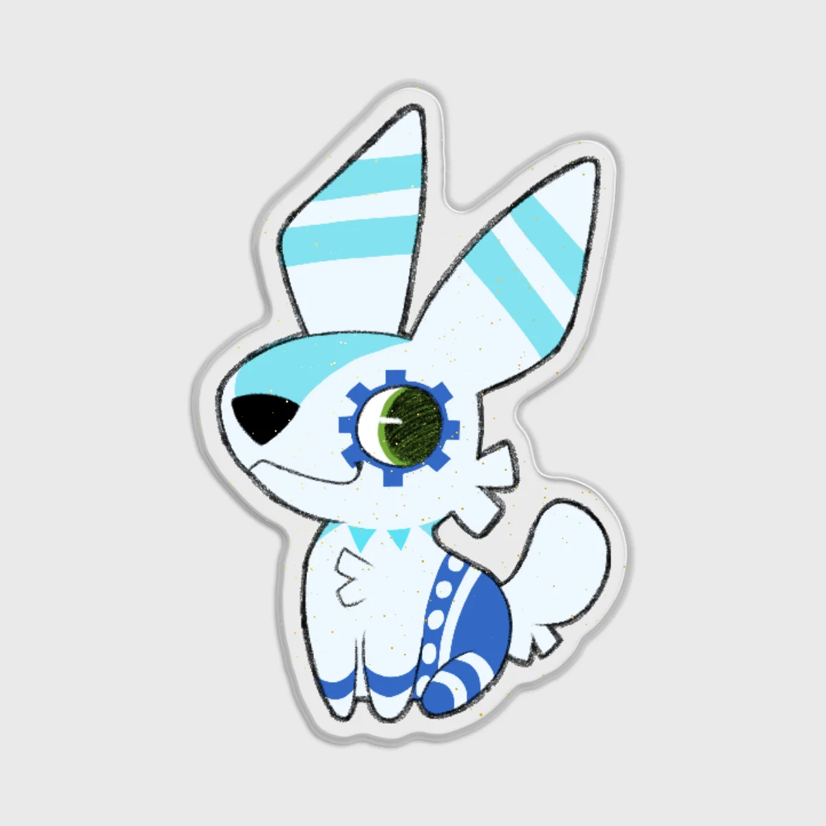 Arctic Bunny PINata Acrylic Pins
