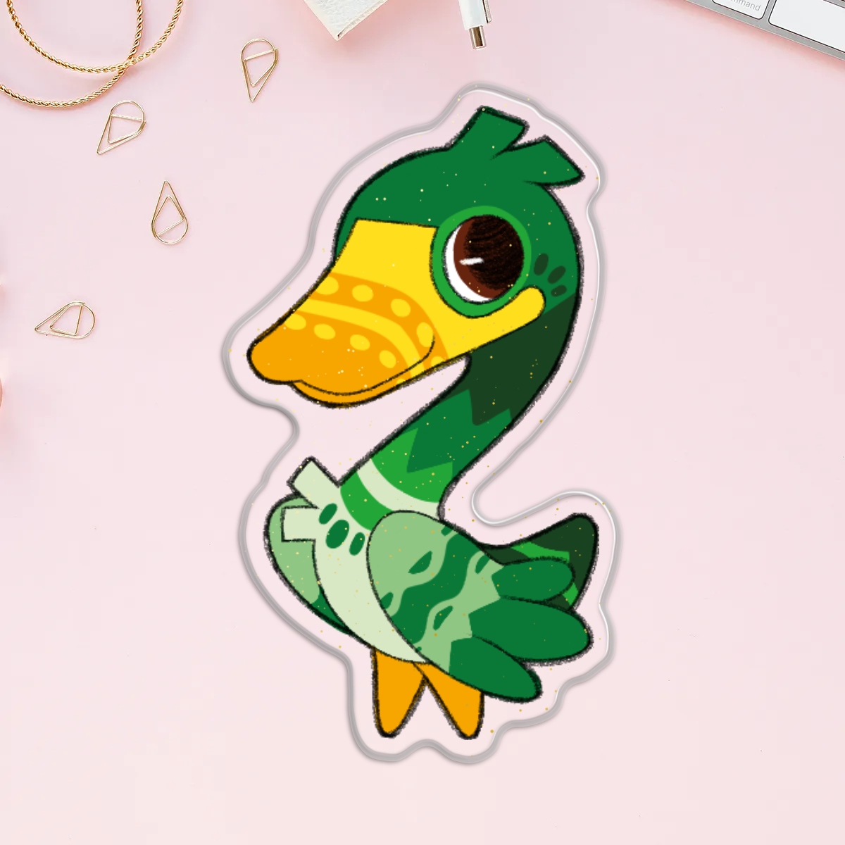 Duck PINata Acrylic Pin