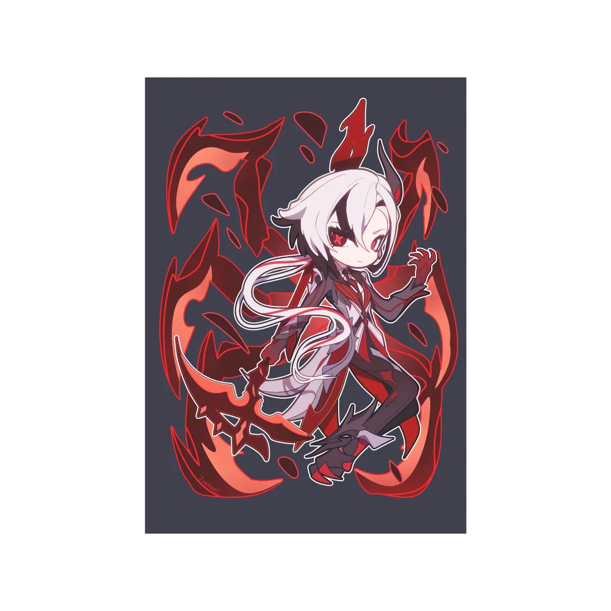 Crimson Knave Arlecchino | Printing File