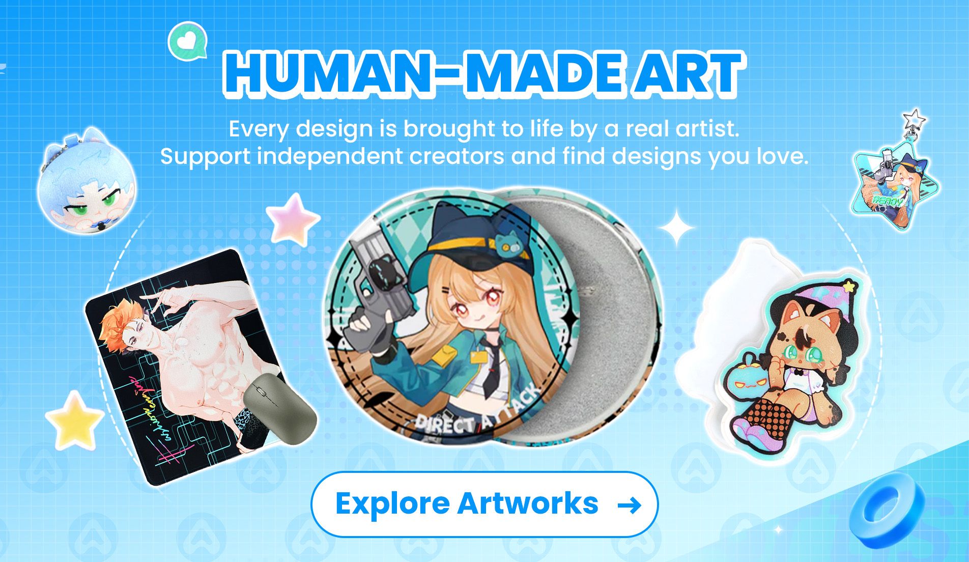 Art Marketplace | Original Creator-Designed Art Merch | Artiststore