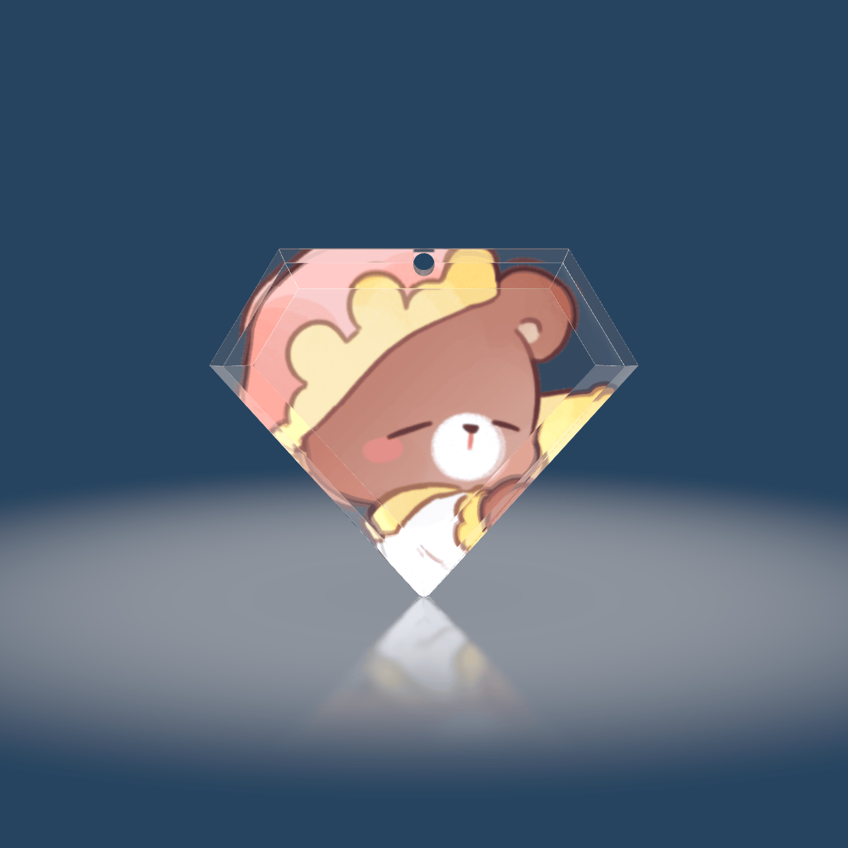 Custom Acrylic Diamond Keychains