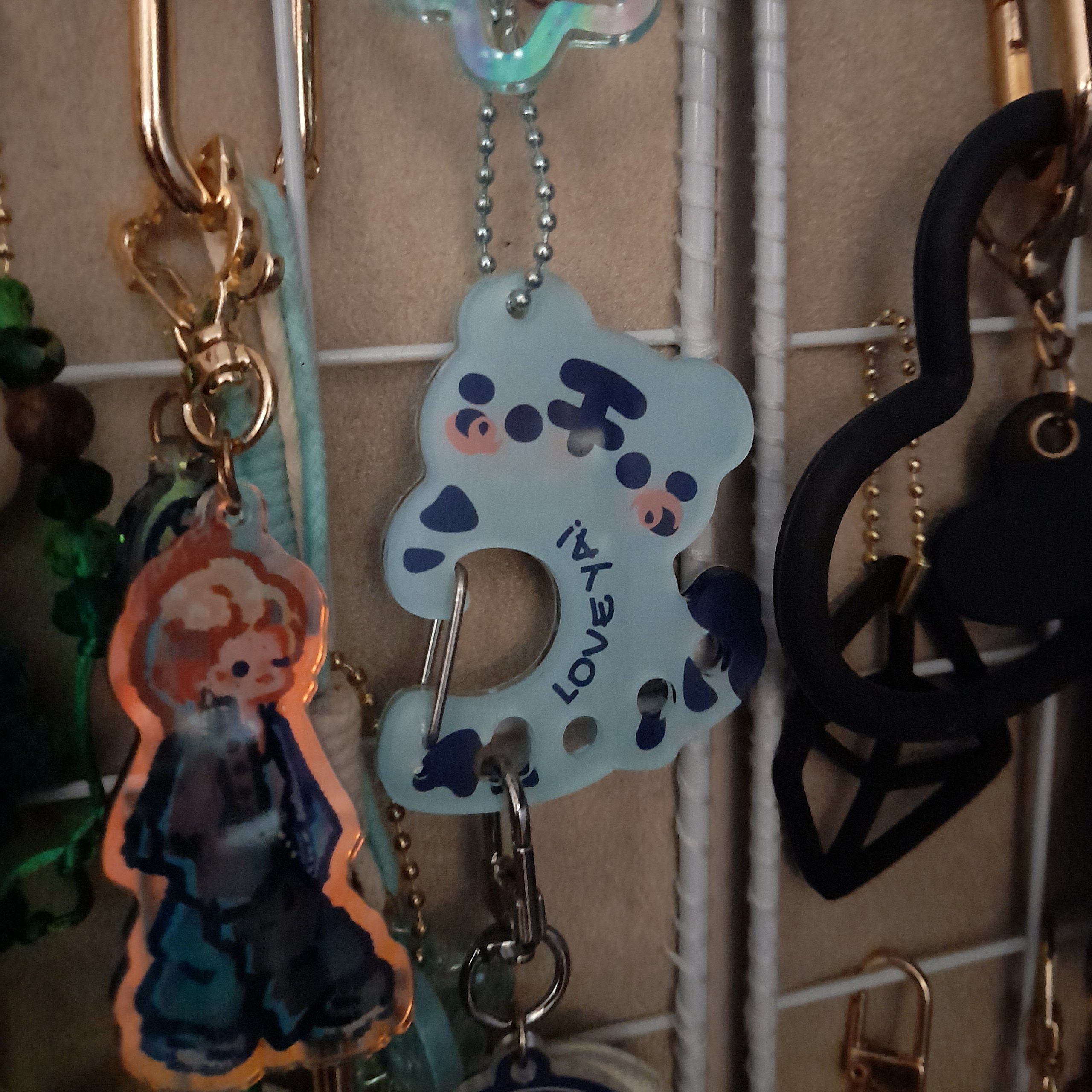 Blue Tiger Acrylic Carabiner 3