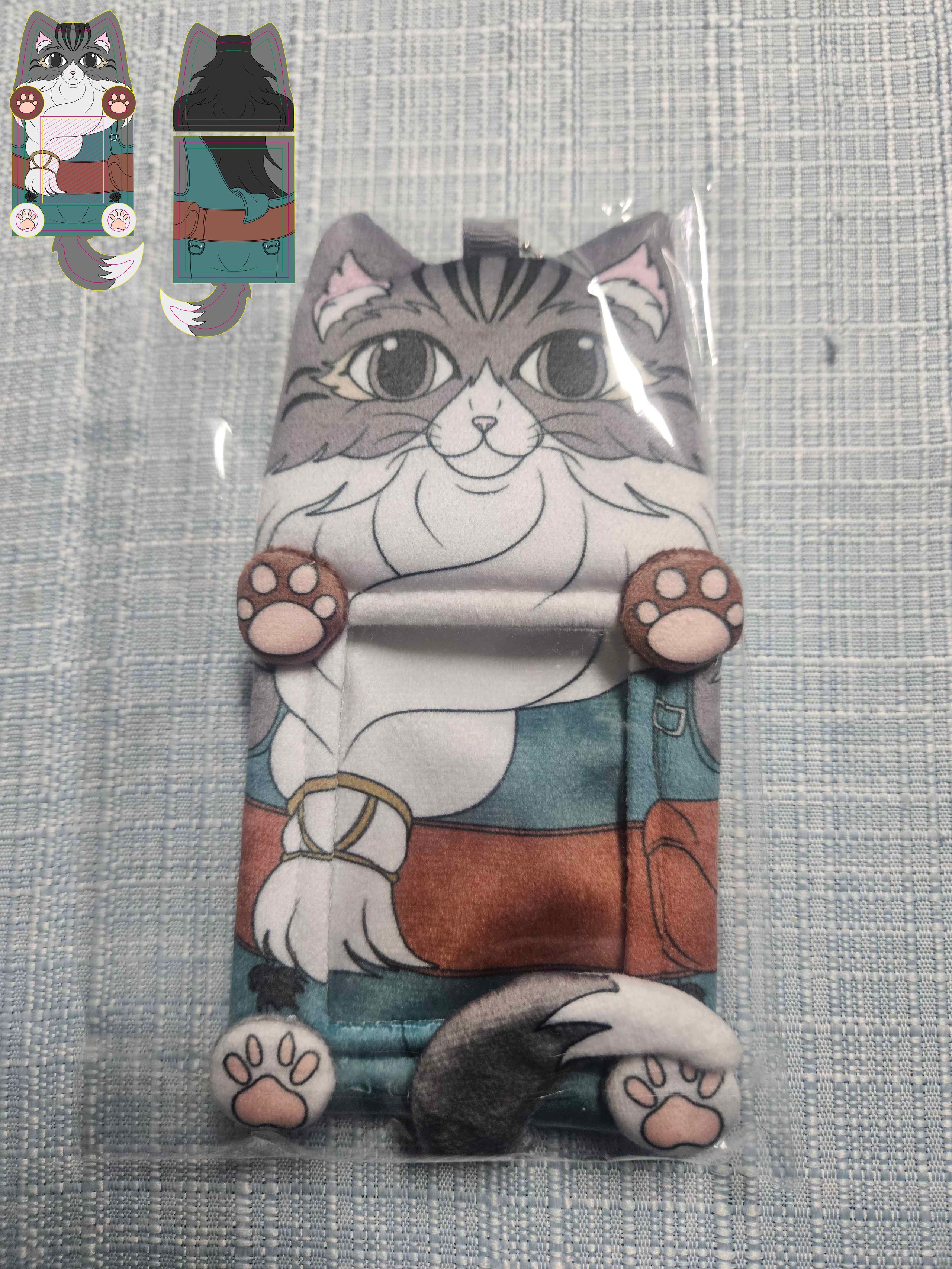 Köttr Short Plush Card Holder