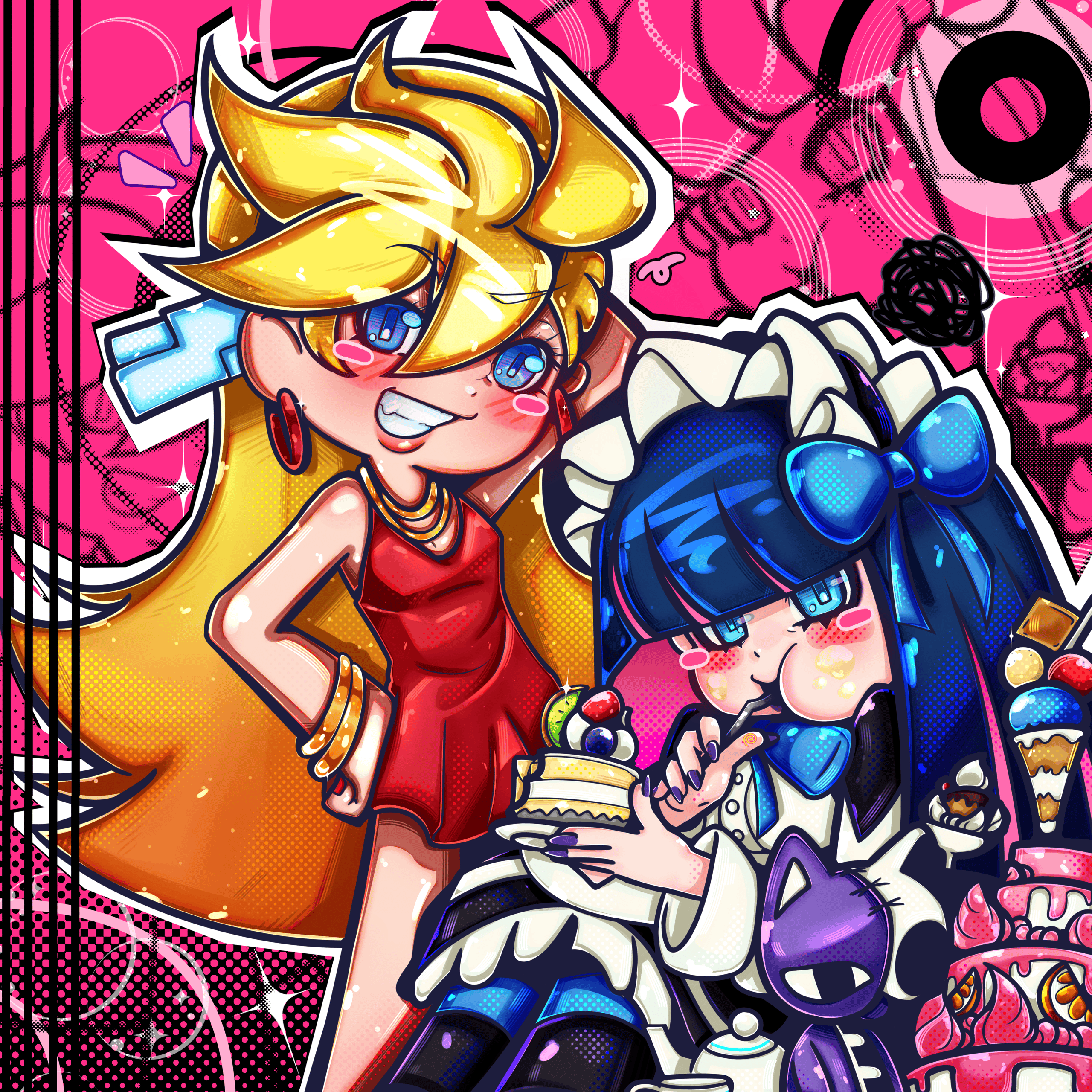 Panty & Stocking print