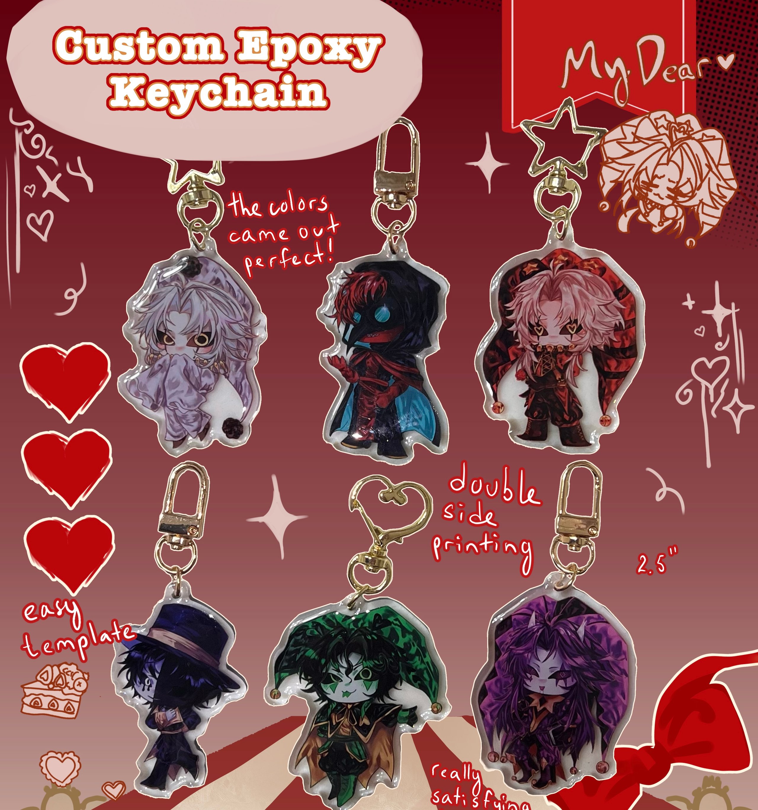 EPOXY KEYCHAINS