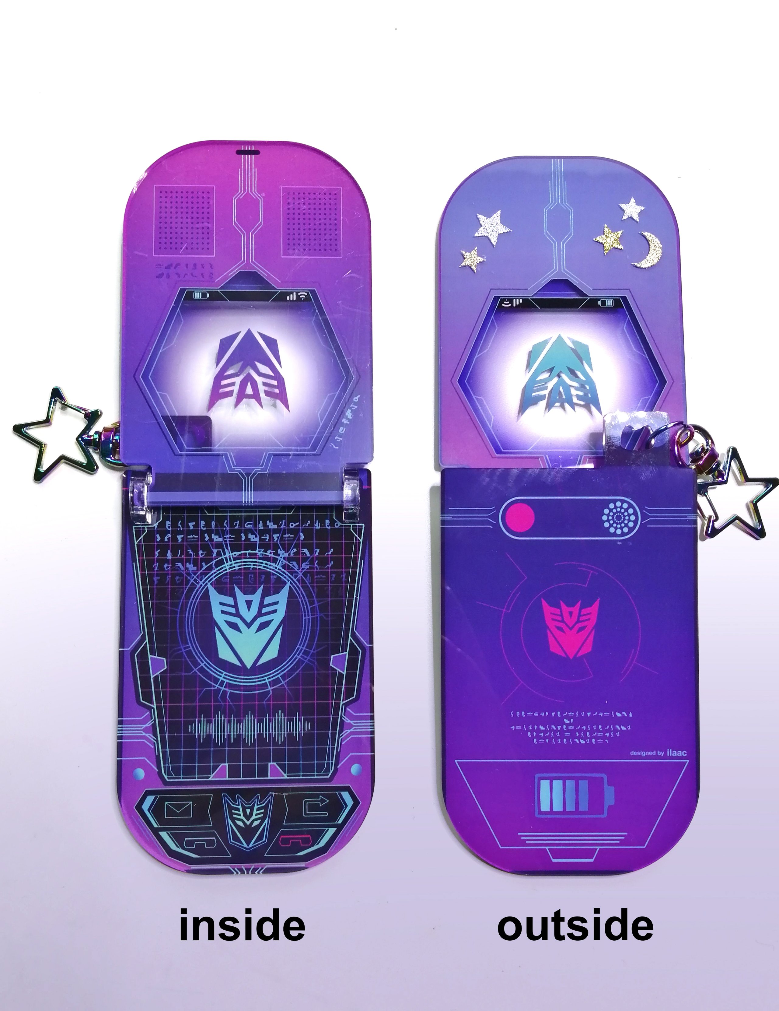 Transformers Decepticon FlipPhone keychain