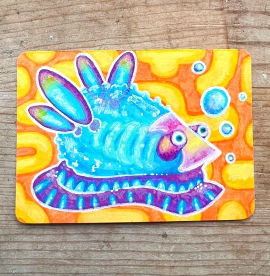 Art cards and canvas paintings