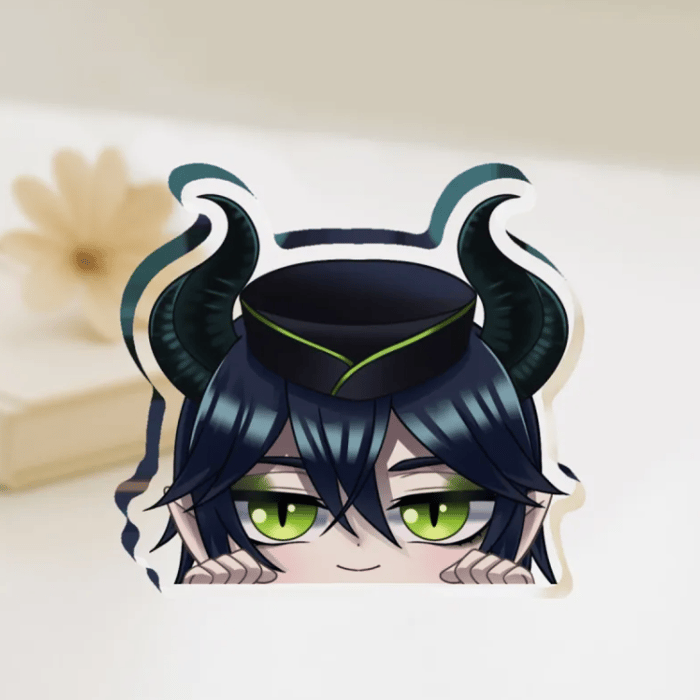 Peeking Malleus Draconia Thick Acrylic Standee