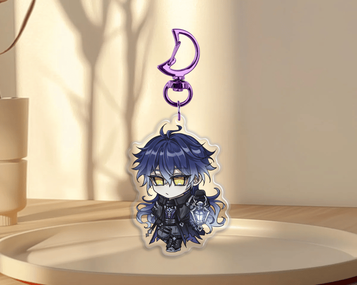 Flins Genshin Impact Epoxy Keychain