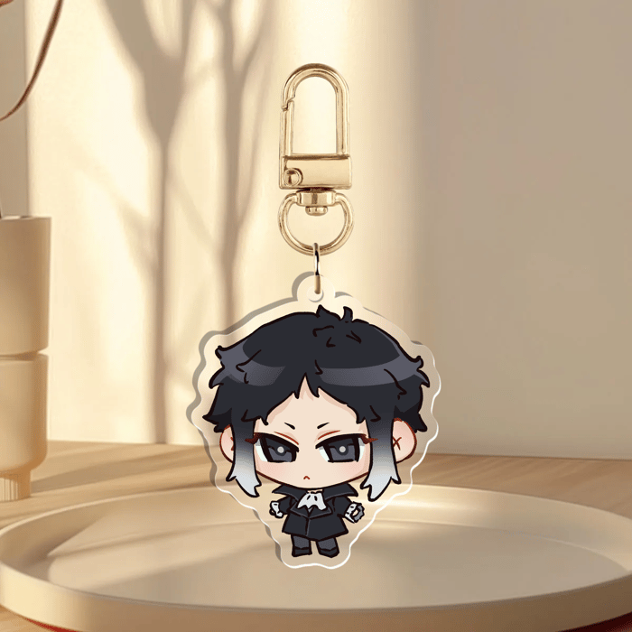 Akutagawa BSD 2" Epoxy Keychain