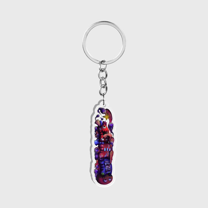 ChaosHeart Totem Clear Acrylic Keychain