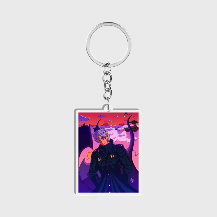 Sky Ray Commander 4 Clear Acrylic Keychain