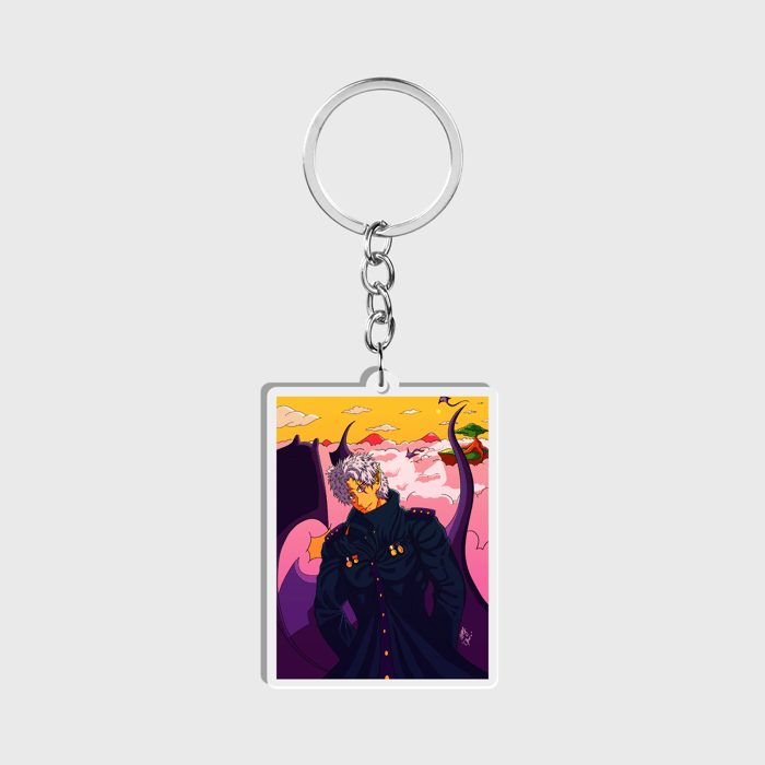 Sky Ray Commander 2 Clear Acrylic Keychain