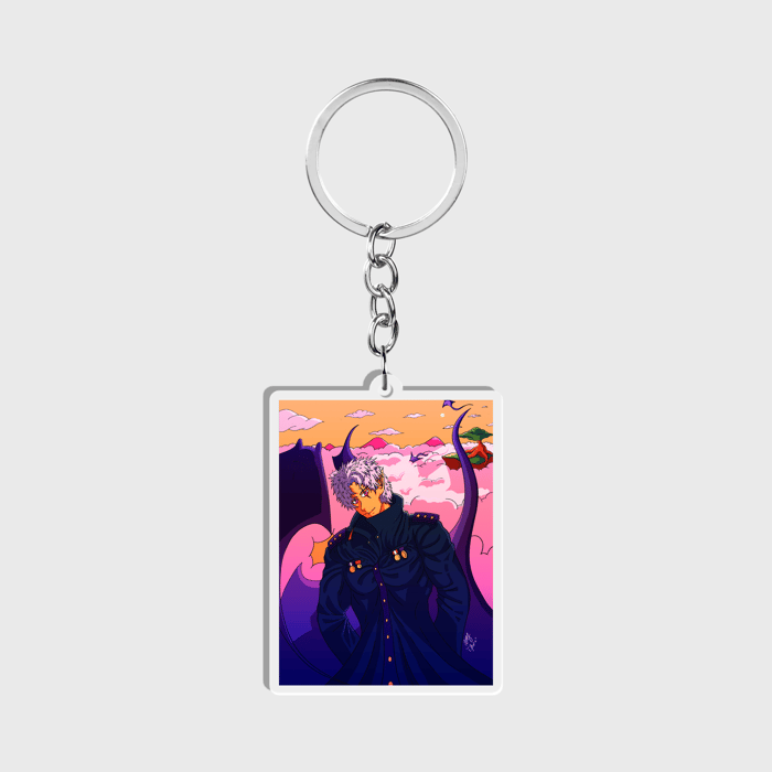 Sky Ray Commander 5 Clear Acrylic Keychain
