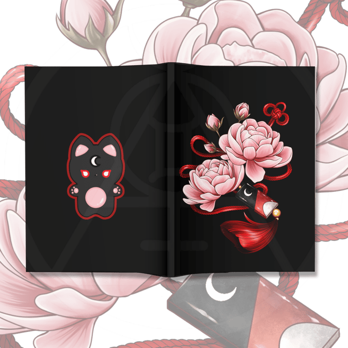 OC ✦ ݁Yoru´s Peony | Notebook with EVA Cover, lined