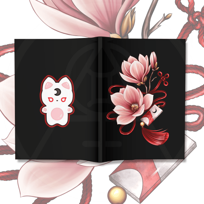 OC ✦ ݁Shiro´s Magnolia | Notebook with EVA Cover, lined