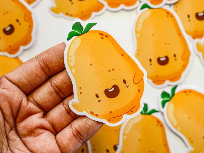 Happy Potato Vinyl Stickers