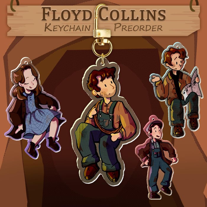 Floyd Collins Keychains + Stickers
