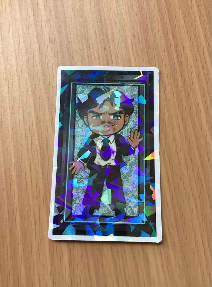 SAW Mark Hoffman in the Glass Coffin Die Cut Stickers