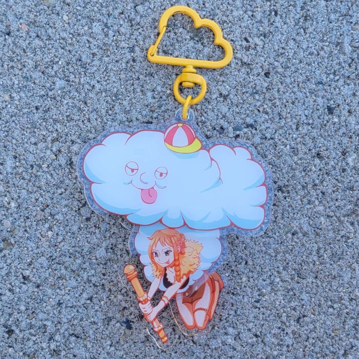 Nami & Zeus Dangle Acrylic Keychain