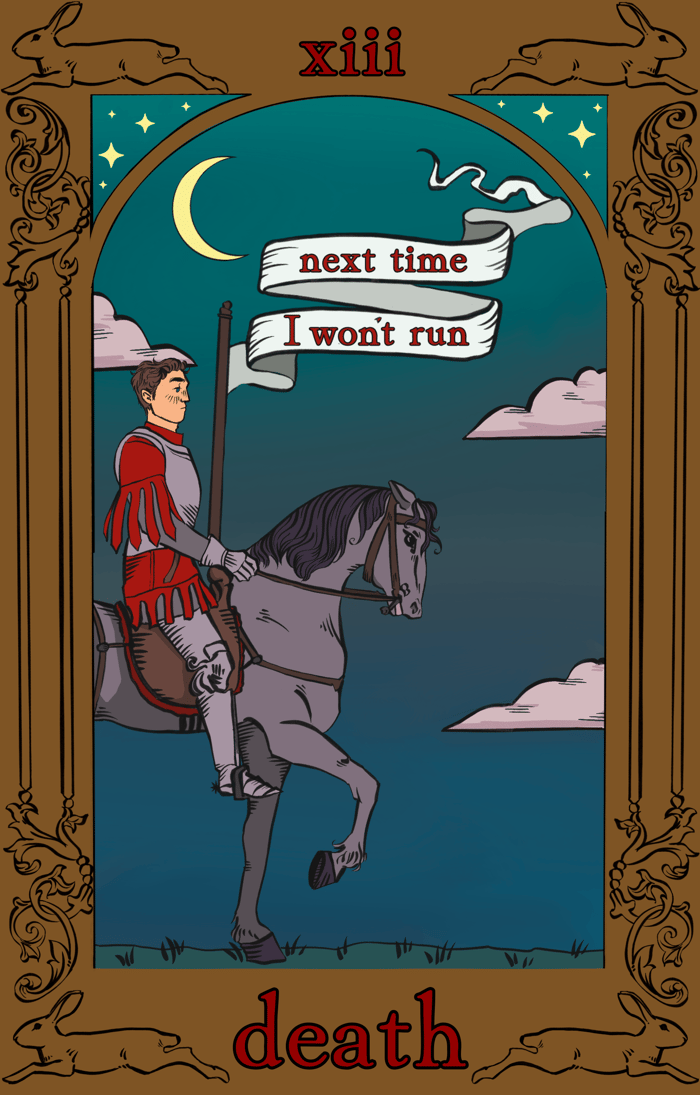 'Death' Tarot Keychain - Henry of Skalitz KCD