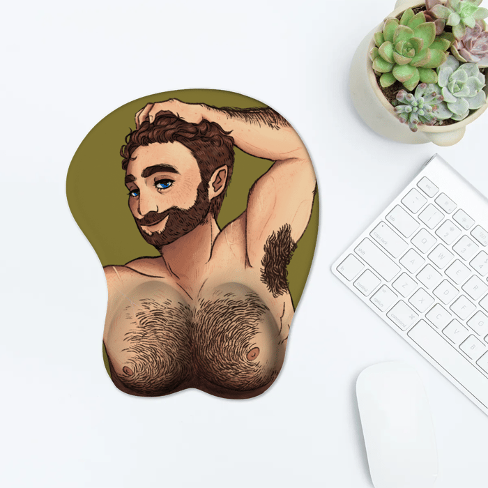 Henry of Skalitz Mousepad With Wrist Support - SHBH Version