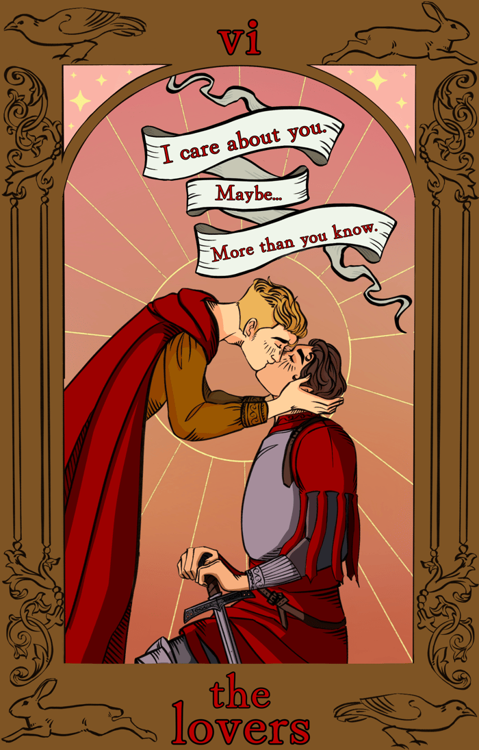 'The Lovers' Tarot Keychain - Hansry KCD