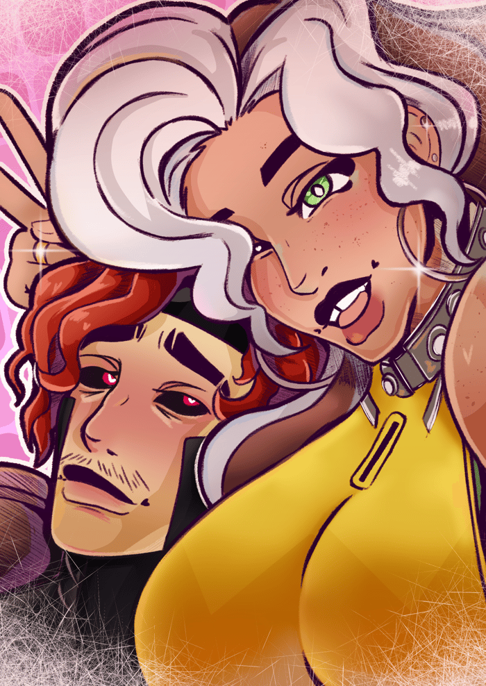 Happy Couple [Rogue x Gambit]