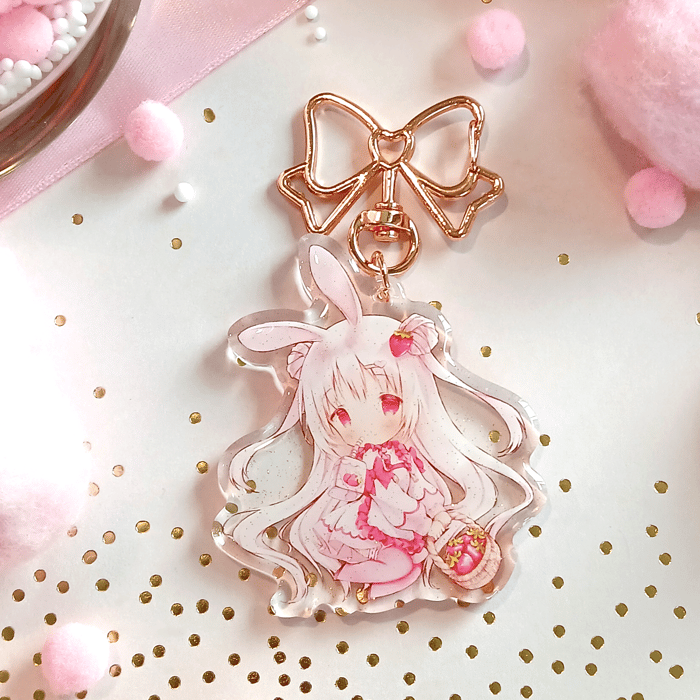 Yukiゆき Glitter Epoxy Keychain