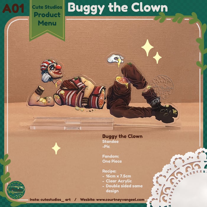 Buggy the Clown Standee