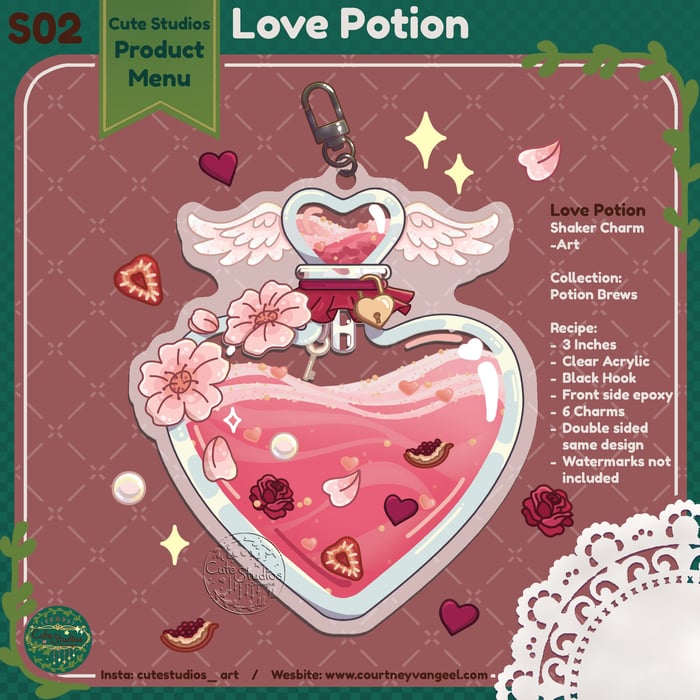 S02 Love Potion Shaker Keychain 1