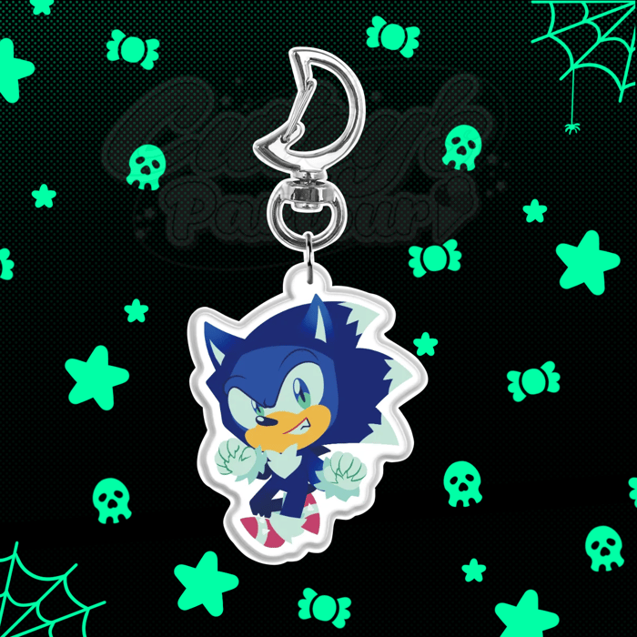 Limited Time Sonic Halloween Keychain