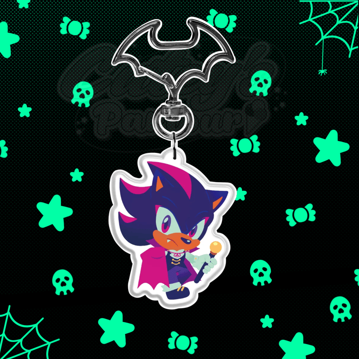 Limited Time Shadow Halloween Keychain