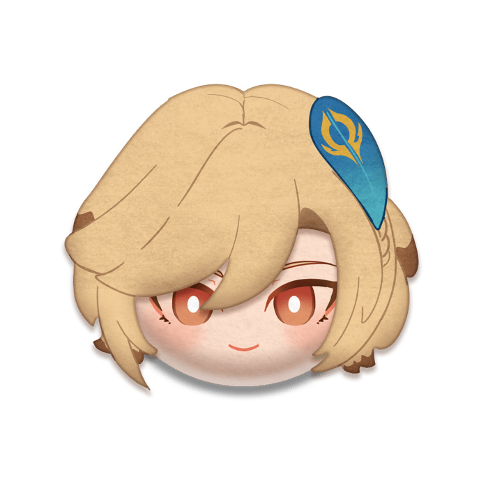 [GENSHIN] 3D Plush Head Button Pins - Kaveh