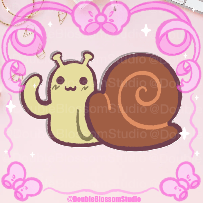 Adventure Time: Snail - Full Bleed Acrylic Pin