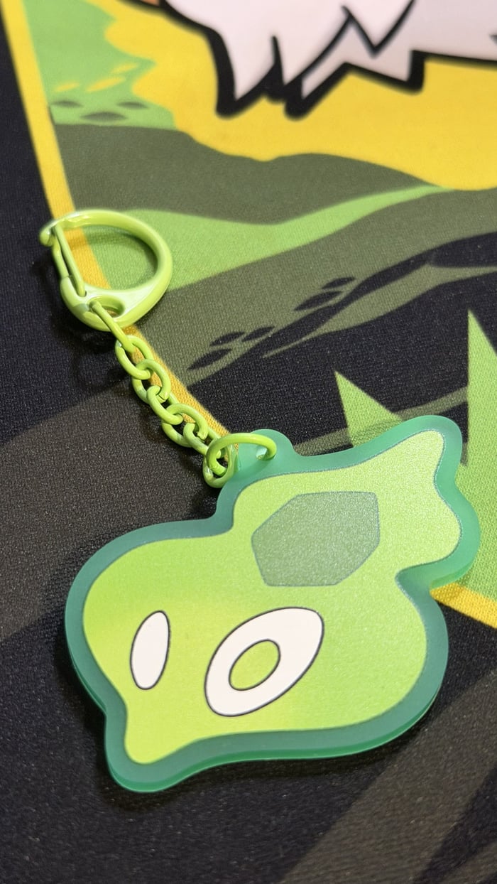 Zygarde Cell Frosted Acrylic Keychain