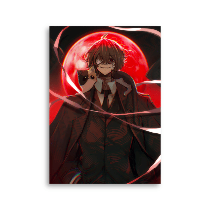 Osamu Dazai Red Moon - Print