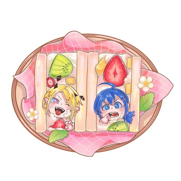 Sandwich Iruma Kun Magnets