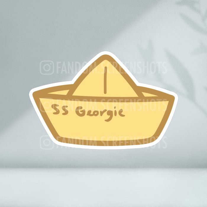 Losers Club Token: Bill's Paper Boat | Vinyl Sticker