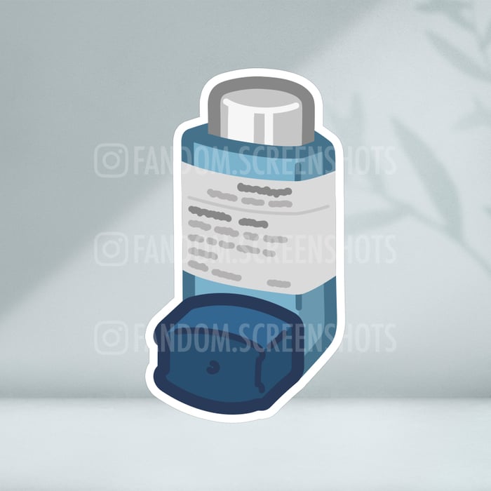 Losers Club Token: Eddie's Inhaler | Vinyl Sticker