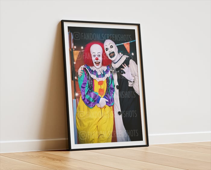 Visitor at the Clown Cafe | Matte Poster