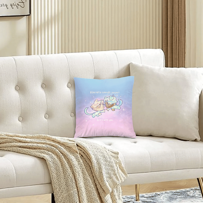 Eternity sounds perfect JayVik pillow case without core