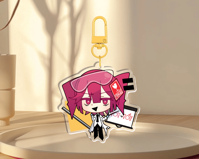 CATCHY YELLOW SONG - Acrylic Keychain