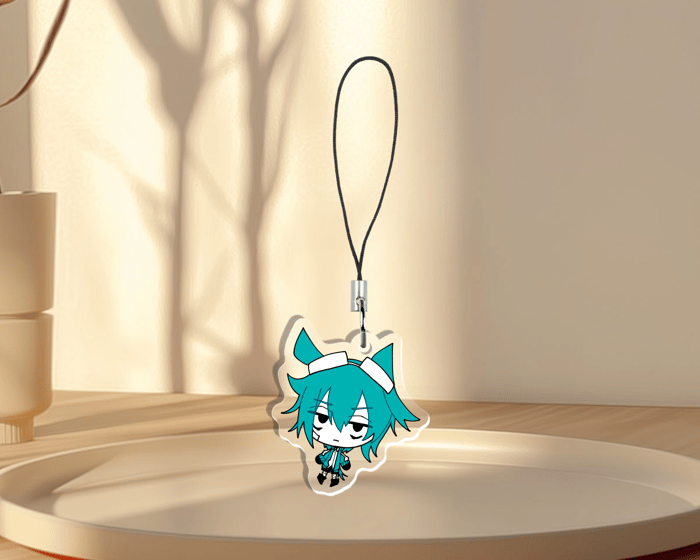 CYANOTYPE - Acrylic Phone Charm