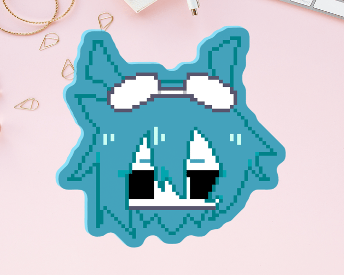 CYANOTYPE - Acrylic Pin